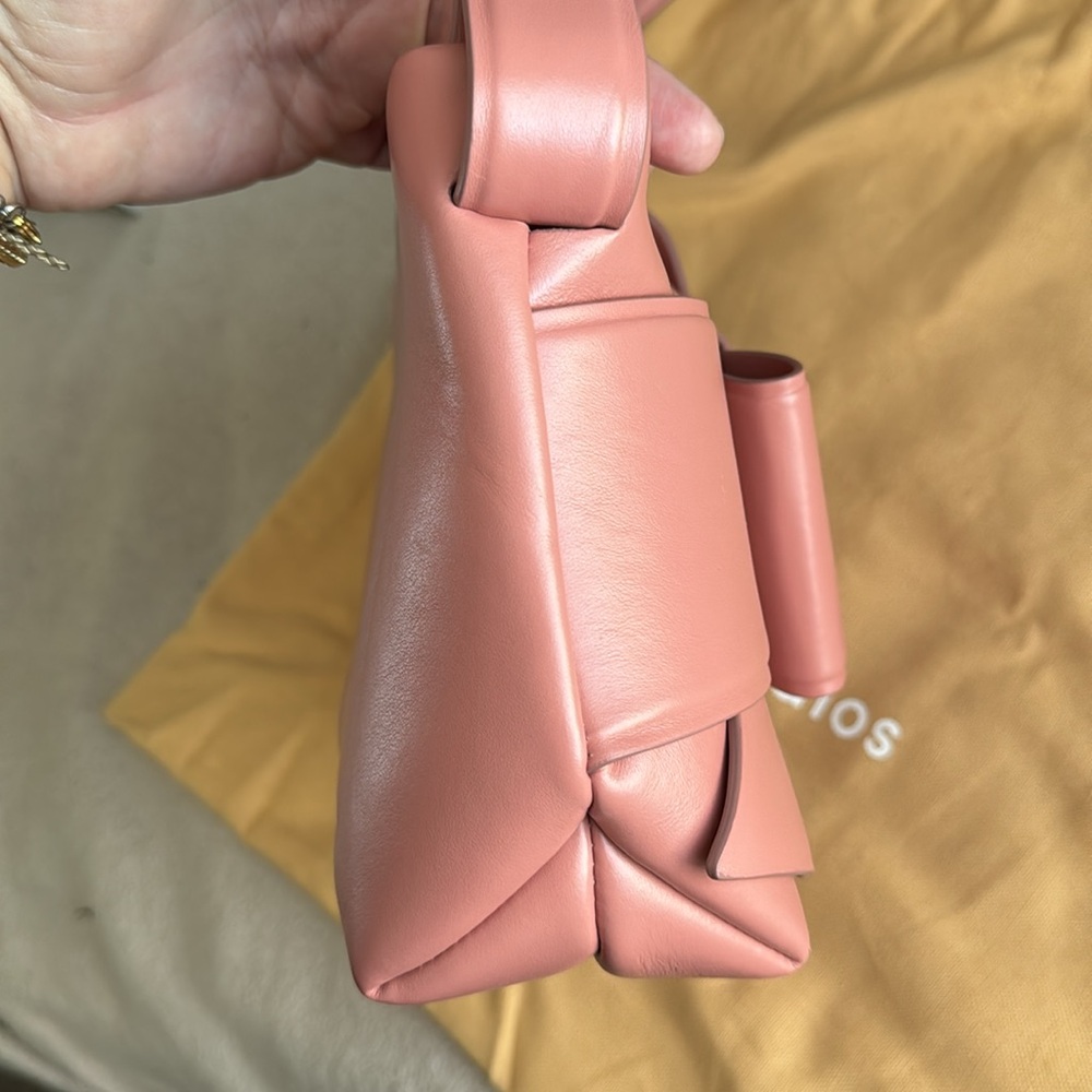Acne Studios Musubi Bow Shoulder Bag Pink - Picture 4 of 11